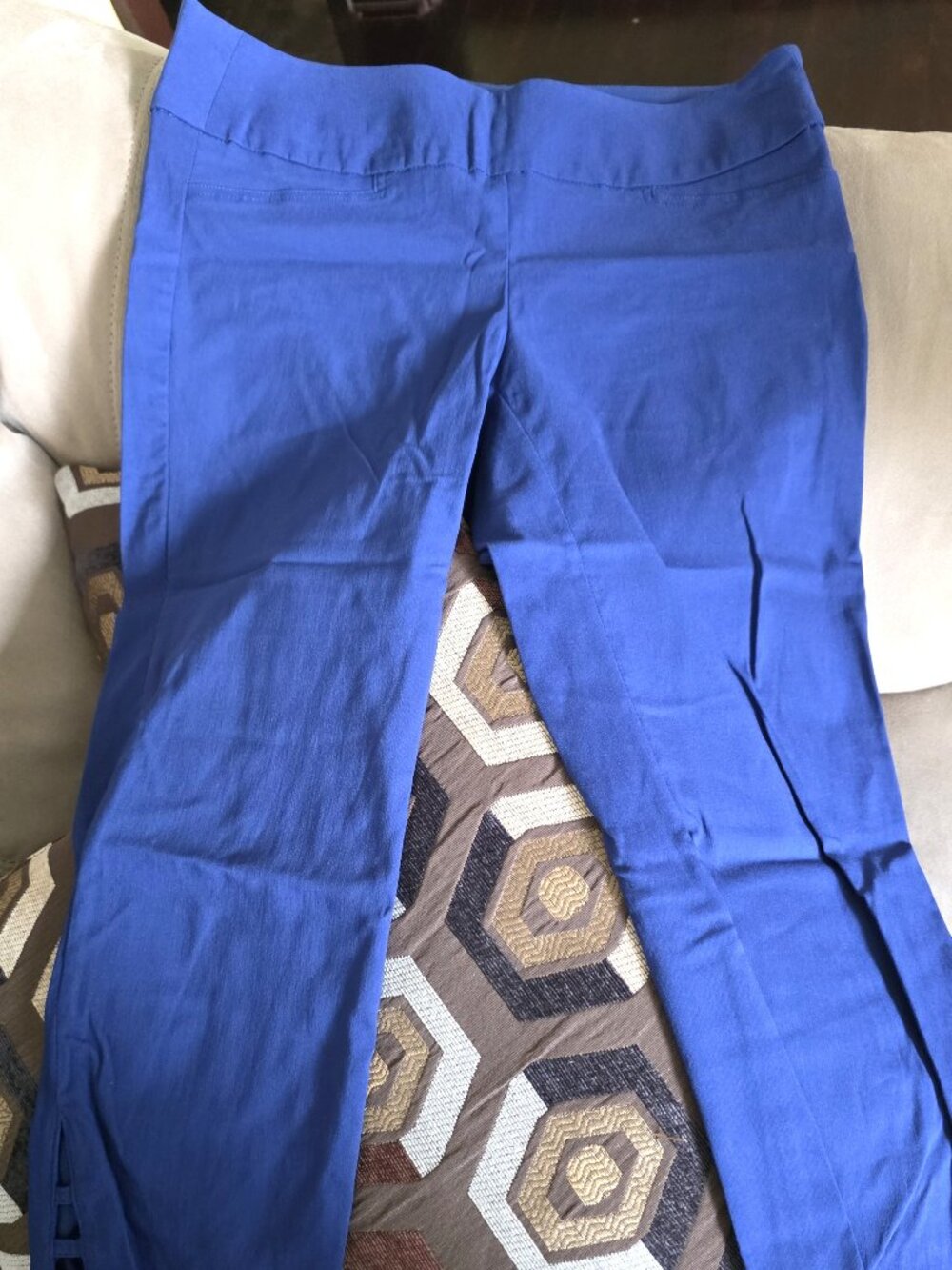 Ricki's blue pull on dress capri, sz M